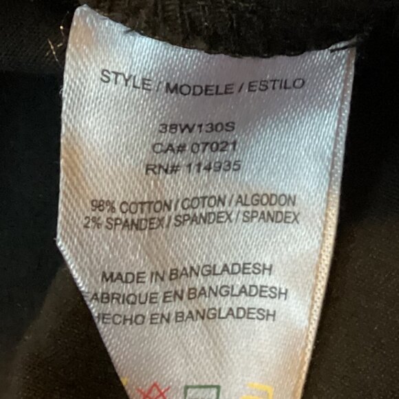 Women's Black Maxi Cargo Skirt Utility Pockets Back Slit Casual Goth Witchy - Picture 10 of 10